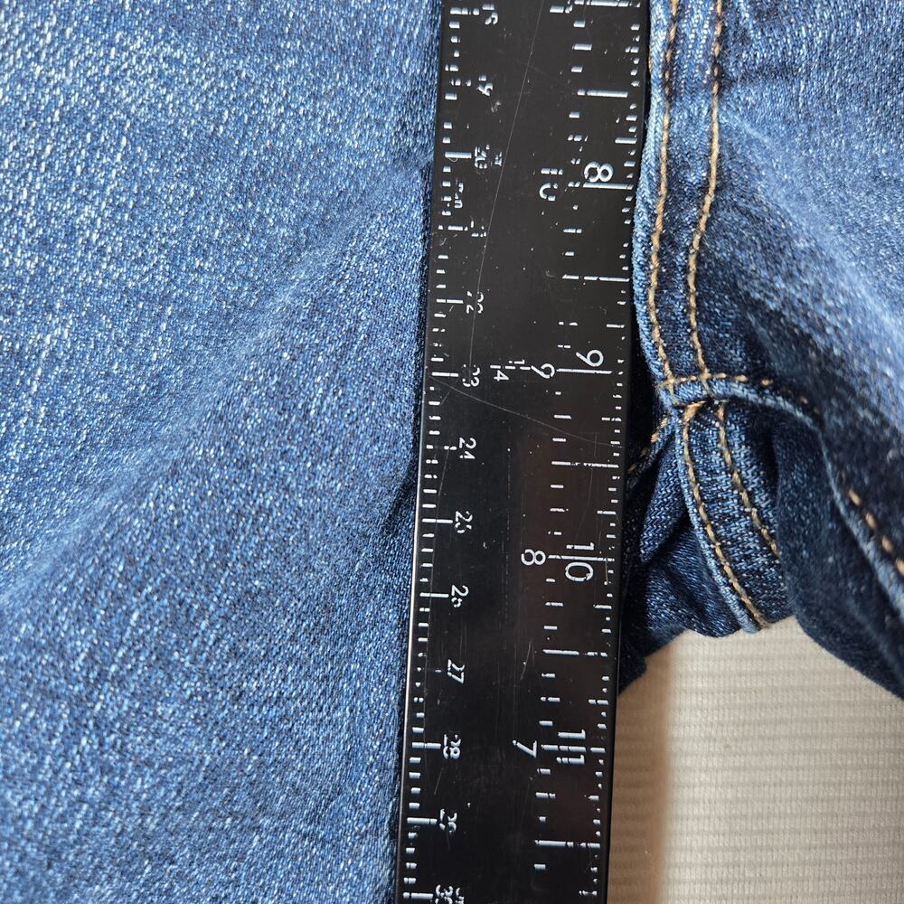 Judy Blue Mid Rise Boyfriend Fit Stretch Cuffed Jeans Women's Size 1/25 - Picture 6 of 8